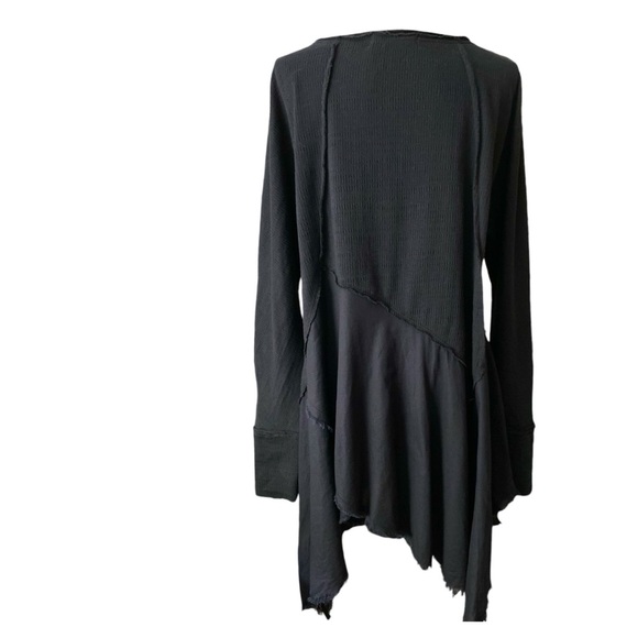 Free People - Black “ Comin’ In Hot” Tunic Top Size Medium - Picture 3 of 15